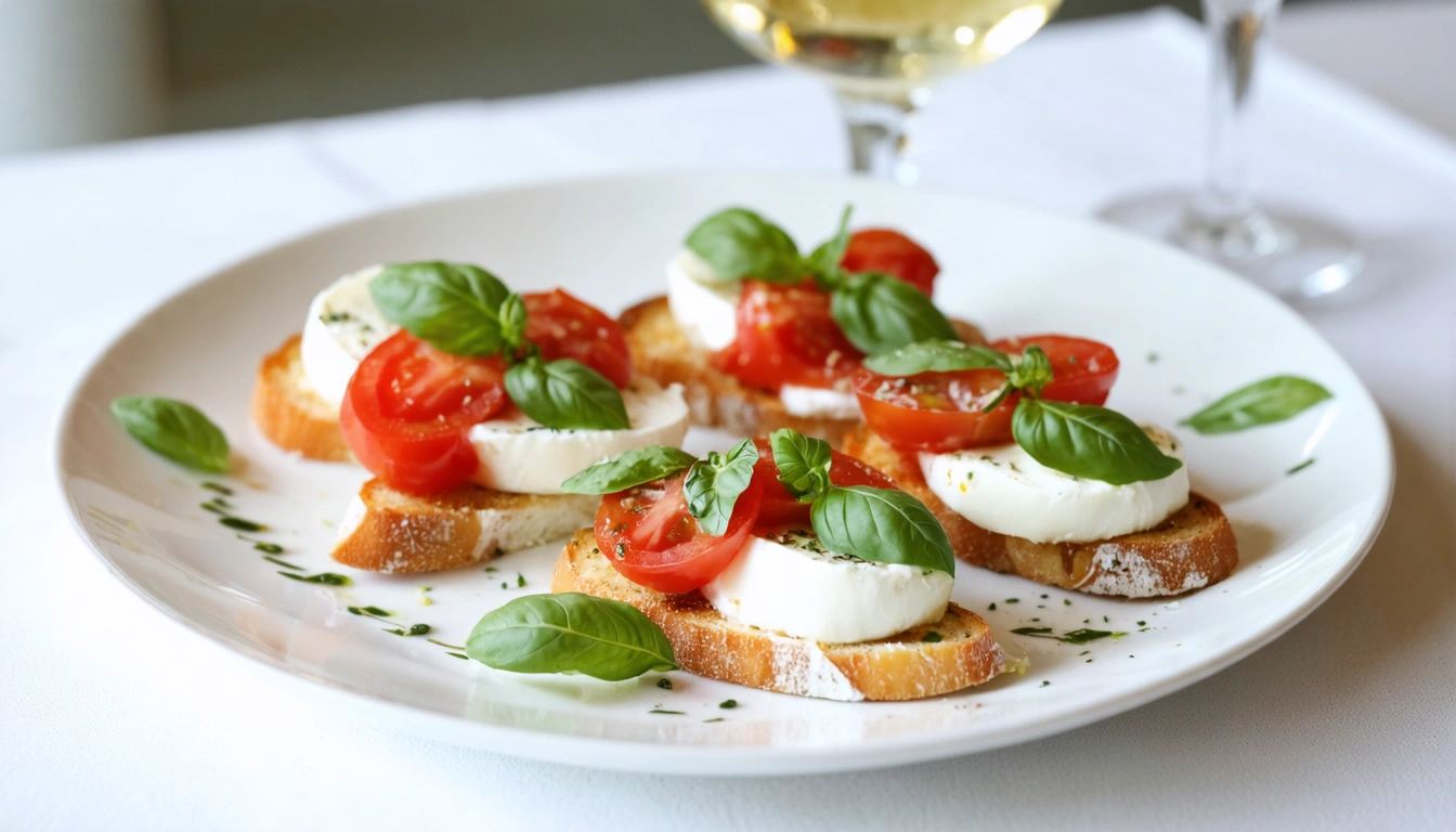 crostini di mozzarella